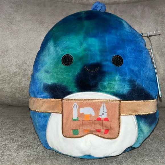 Squishmallows Damien the Dinosaur with TOOL BELT! HTF 8” (pick ONE ONLY) NWT - Picture 3 of 5